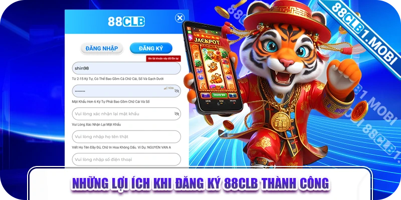 Những lợi ích khi đăng ký 88CLB thành công